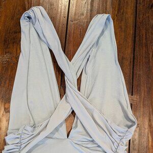 H&M Marilyn Monroe-Inspired Halter Gown - Baby Blue - US 10